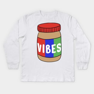 Peanut Vibes Kids Long Sleeve T-Shirt